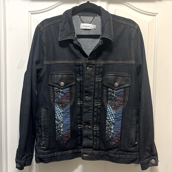 Coach 1941 Runway Patchwork Denim Jacket - Picture 2 of 11